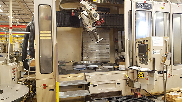 Used 80" Campbell Vertical ID/OD CNC Grinder For Sale, Used CNC Grinder For Sale