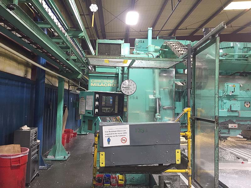 Used Cincinnati Milacron 3-Spindle 5-Axis Gantry Profiler For Sale, Used CNC Vertical Machining Center For Sale