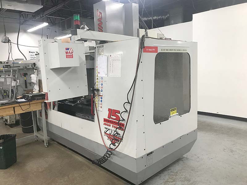 Used Haas VF-4 CNC Vertical Machining Center For Sale, Used CNC Vertical Machining Center For Sale