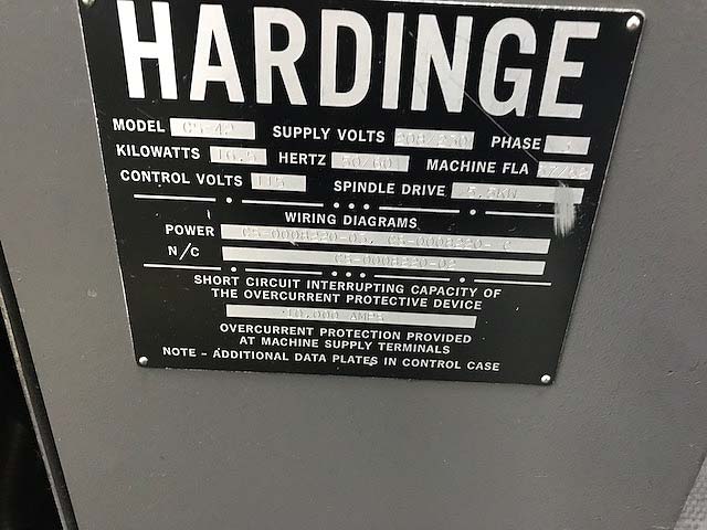 Hardinge Conquest T-42 CNC Turning Center For Sale