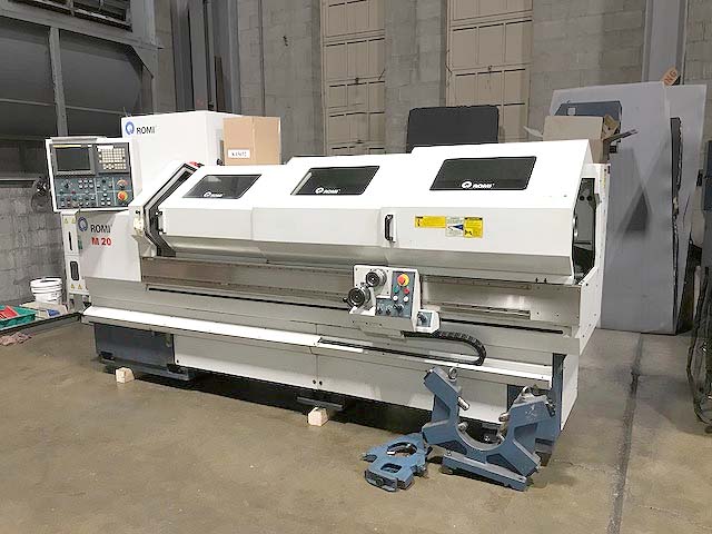 Romi M20 Flat Bed CNC/Manual Lathe For Sale