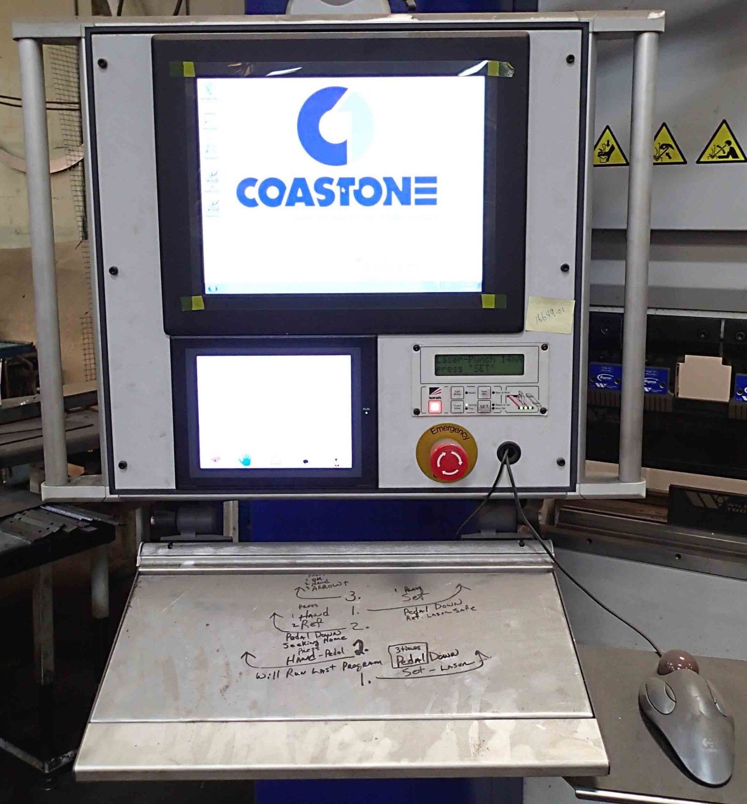 67 Ton x 82" CoastOne Oy CNC Electric Press Brake For Sale