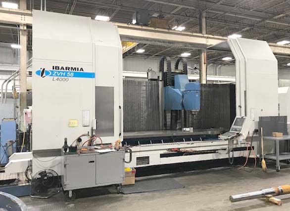 Used Ibarmia Traveling Column 5X Vertical Machining Center For Sale