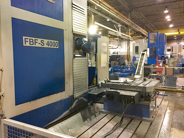 Used MTE Traveling Column Universal Machining Center For Sale, Used MTE FBF-S-4000 Universal Horizontal/Vertical CNC Machining Center For Sale