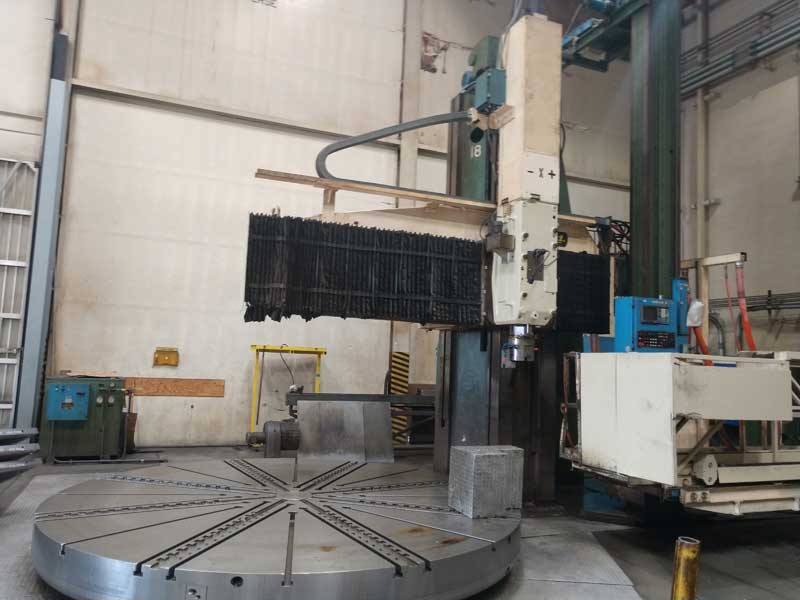 Used 300" OM Single Column CNC Vertical Boring Mill For Sale