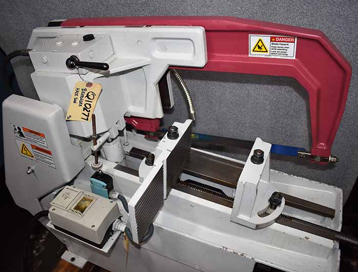 Used 8" x 7" Behringer KS-221HY Semi-Automatic Hack Saw for sale, Used Hydraulic Hack Saw for sale