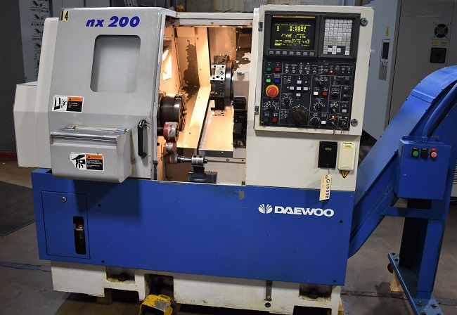 Used Daewoo Lynx 200B CNC Turning Center For Sale, Used Daewoo CNC Lathe For Sale