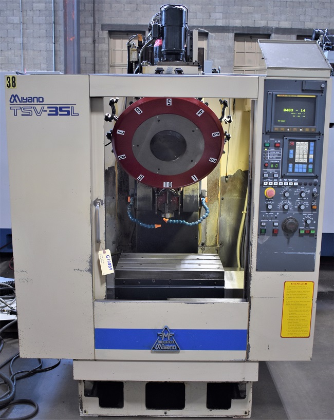 Used Miyano TSV-35L CNC Drill and Tap Center For Sale, Used Miyano CNC Vertical Machining Center For Sale