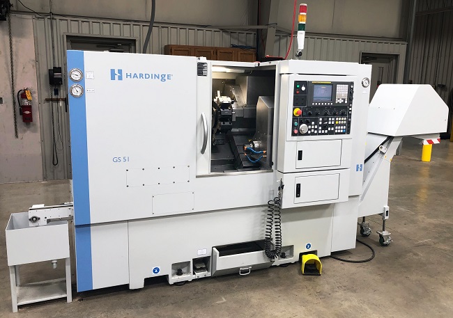 Used Hardinge GS-51MS cnc turning center For Sale, used Hardinge CNC lathe For Sale, used CNC Turning Center with live tooling and sub spindle For Sale