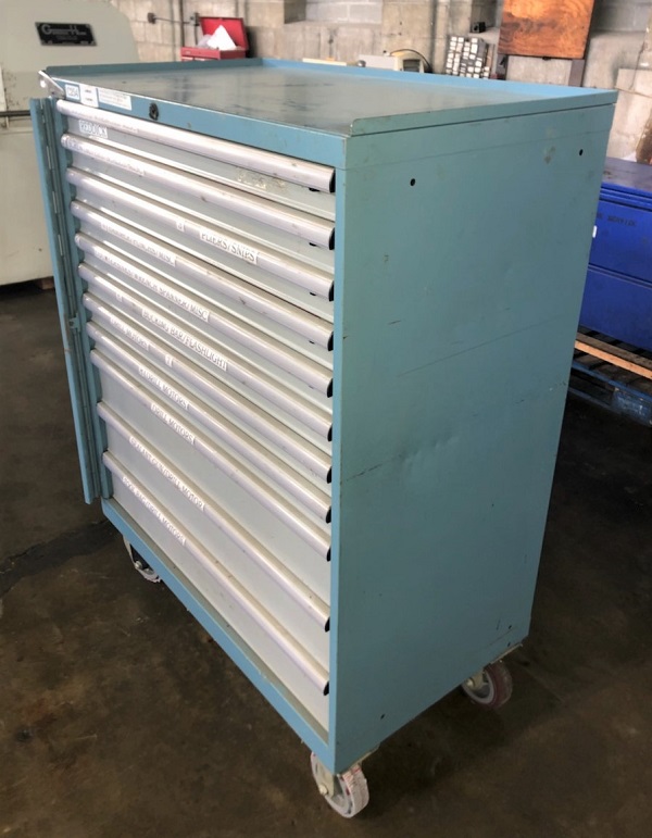 11 Drawer Lista Tool Cabinet, 11 Drawer Lista Rolling Tool Cabinet, 11 Draw Lista Cabinet For Sale, used Tool cabinet for sale