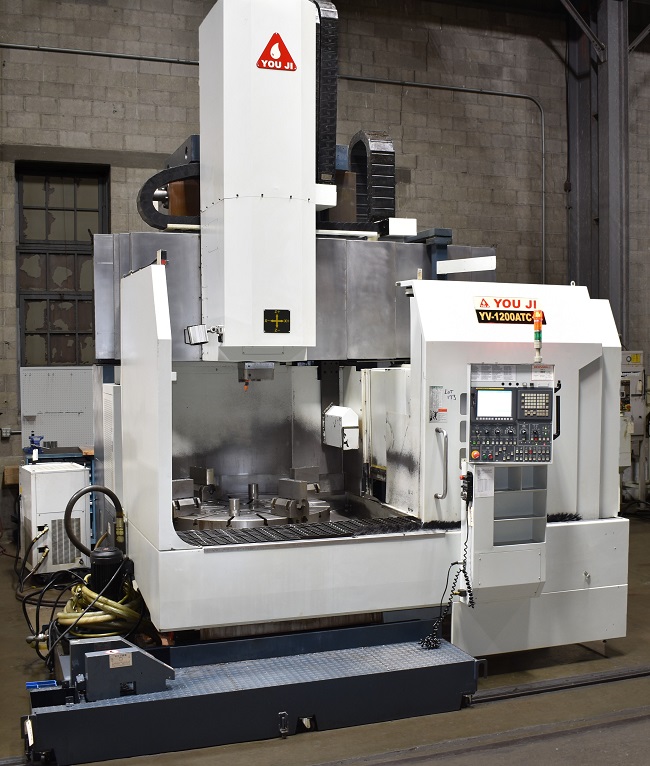 Used You Ji YV-1200 CNC Vertical Boring Mill For Sale