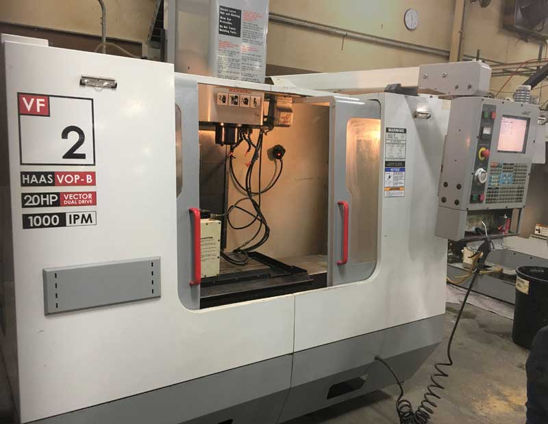 Haas VF-2D 4-Axis CNC Vertical Machining Center, Haas VF-2D CNC Vertical Machining Center with 8" Rotary Table, used Haas VF-2 CNC Mill for Sale, Haas CNC Vertical Mill
